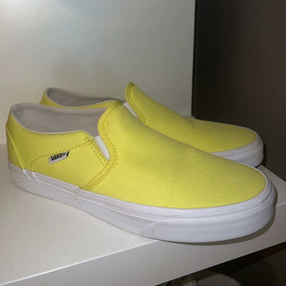 Yellow Vans Slip-Ons